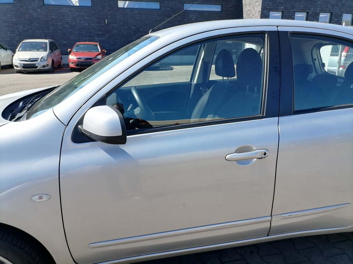 Nissan Micra K13 original T&uuml;r vorn links K23 brilliantsilber Rohbau Bj.2011